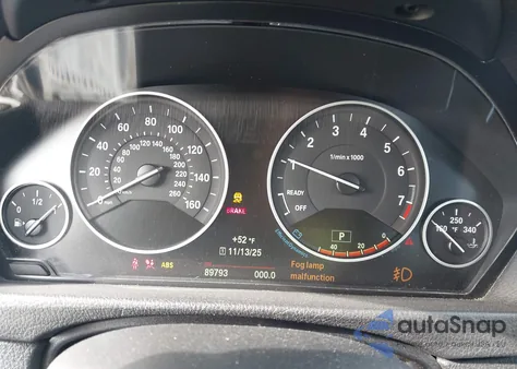 2015 BMW 328I from USA, damaged, VIN WBA3C1C58FK121757